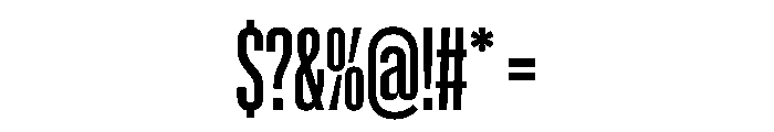 NaNMetrifyACompressed Med Font OTHER CHARS