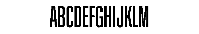 NaNMetrifyACompressed Med Font UPPERCASE