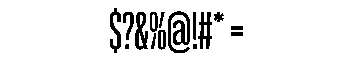 NaNMetrifyACompressed Reg Font OTHER CHARS