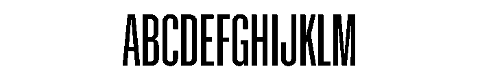 NaNMetrifyACompressed Reg Font UPPERCASE