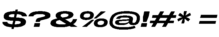 NaNMetrifyAGigawide BldIt Font OTHER CHARS