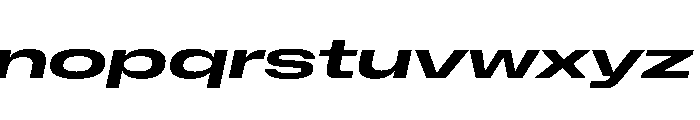 NaNMetrifyAGigawide BldIt Font LOWERCASE