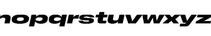 NaNMetrifyAGigawide ExBldIt Font LOWERCASE