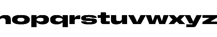 NaNMetrifyAGigawide ExBld Font LOWERCASE