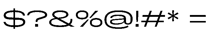NaNMetrifyAGigawide Light Font OTHER CHARS