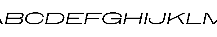 NaNMetrifyAGigawide LightIt Font UPPERCASE