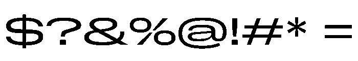 NaNMetrifyAGigawide Reg Font OTHER CHARS
