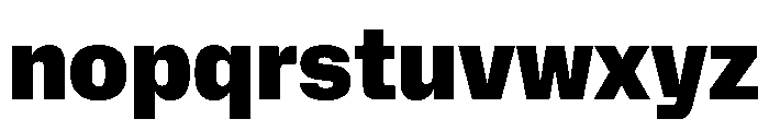 NaNMetrifyANarrow Blck Font LOWERCASE