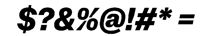 NaNMetrifyANarrow ExBldIt Font OTHER CHARS