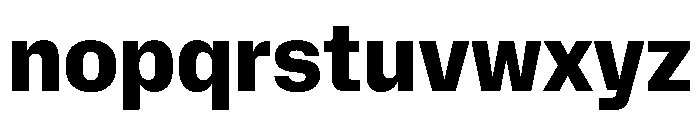 NaNMetrifyANarrow ExBld Font LOWERCASE