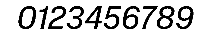 NaNMetrifyANarrow Italic Font OTHER CHARS