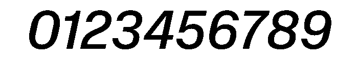 NaNMetrifyANarrow MedIt Font OTHER CHARS