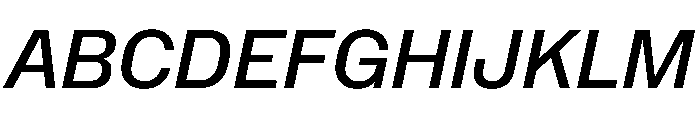 NaNMetrifyANarrow MedIt Font UPPERCASE