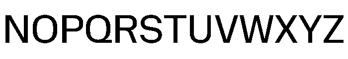 NaNMetrifyANarrow Reg Font UPPERCASE