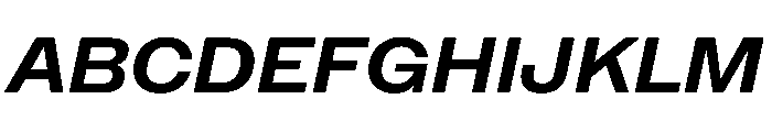 NaNMetrifyAStd BldIt Font UPPERCASE