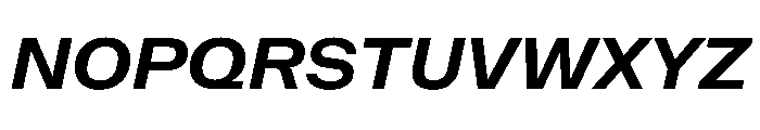 NaNMetrifyAStd BldIt Font UPPERCASE