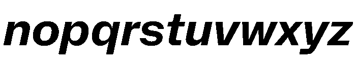 NaNMetrifyAStd BldIt Font LOWERCASE