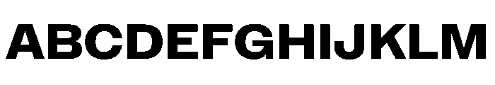 NaNMetrifyAStd ExBld Font UPPERCASE