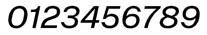 NaNMetrifyAStd Italic Font OTHER CHARS