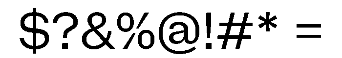 NaNMetrifyAStd Light Font OTHER CHARS