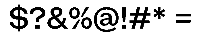 NaNMetrifyAStd Med Font OTHER CHARS