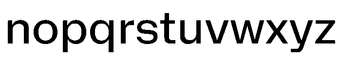 NaNMetrifyAStd Reg Font LOWERCASE