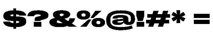 NaNMetrifyAUltrawide Blck Font OTHER CHARS