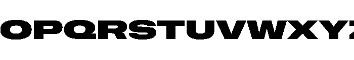 NaNMetrifyAUltrawide Blck Font UPPERCASE