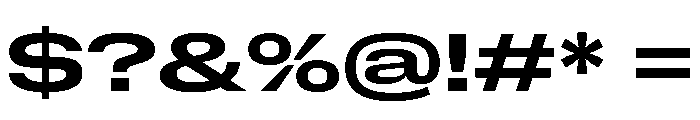 NaNMetrifyAUltrawide Bld Font OTHER CHARS