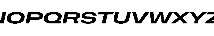 NaNMetrifyAUltrawide BldIt Font UPPERCASE