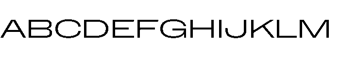 NaNMetrifyAUltrawide Light Font UPPERCASE