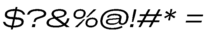 NaNMetrifyAUltrawide LightIt Font OTHER CHARS