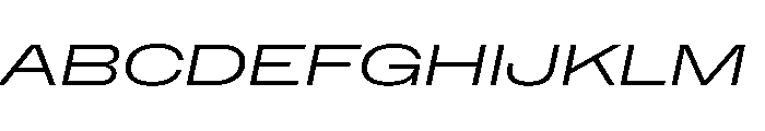 NaNMetrifyAUltrawide LightIt Font UPPERCASE
