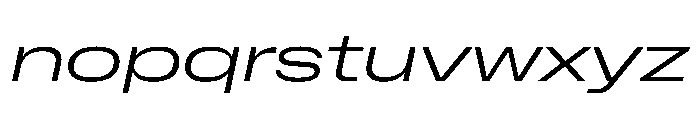 NaNMetrifyAUltrawide LightIt Font LOWERCASE