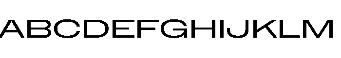 NaNMetrifyAUltrawide Reg Font UPPERCASE