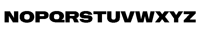 NaNMetrifyAWide Blck Font UPPERCASE