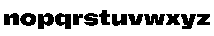 NaNMetrifyAWide Blck Font LOWERCASE