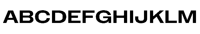 NaNMetrifyAWide Bld Font UPPERCASE