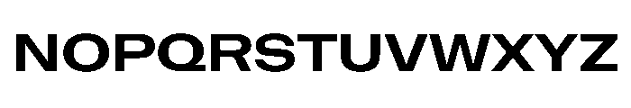 NaNMetrifyAWide Bld Font UPPERCASE
