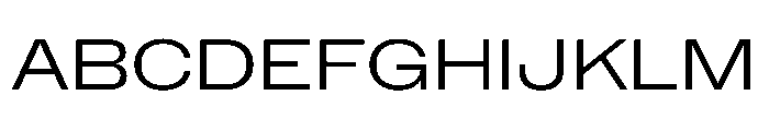 NaNMetrifyAWide Light Font UPPERCASE