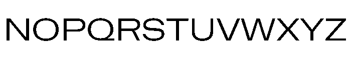 NaNMetrifyAWide Light Font UPPERCASE