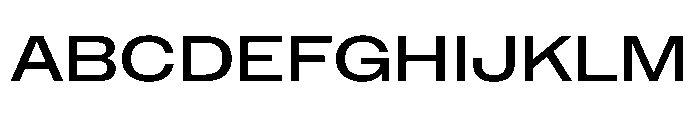 NaNMetrifyAWide Med Font UPPERCASE