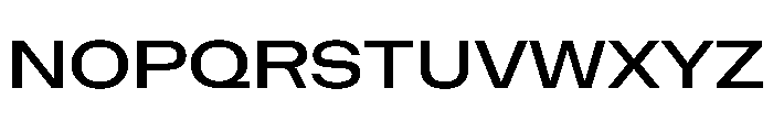 NaNMetrifyAWide Med Font UPPERCASE