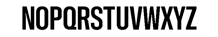 NaNMetrifyAXCnd Bld Font UPPERCASE