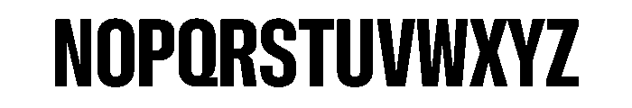 NaNMetrifyAXCnd ExBld Font UPPERCASE