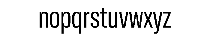 NaNMetrifyAXCnd Light Font LOWERCASE
