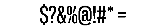 NaNMetrifyAXCnd Med Font OTHER CHARS