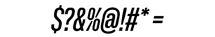 NaNMetrifyAXCnd MedIt Font OTHER CHARS