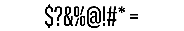 NaNMetrifyAXCnd Reg Font OTHER CHARS