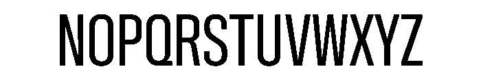 NaNMetrifyAXCnd Reg Font UPPERCASE